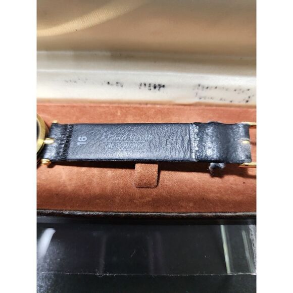 Vintage Gucci 2000L 18K plated Gold Enamel Stack Watch - Picture 9 of 11